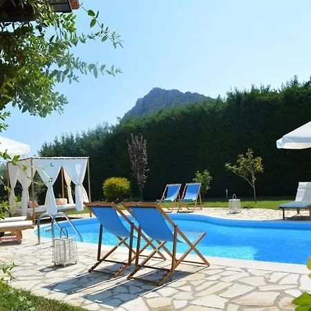 Private Pool Garden Bbq 5' Sea Villa Nauplia