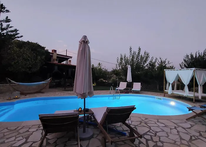 Private Pool Garden Bbq 5' Sea Βίλα *