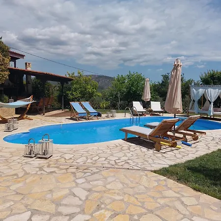 Private Pool Garden Bbq 5' Sea Βίλα