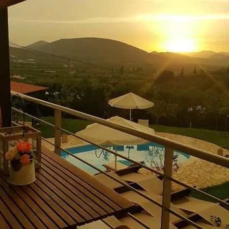 Private Pool Garden Bbq 5' Sea Villa Nafplio