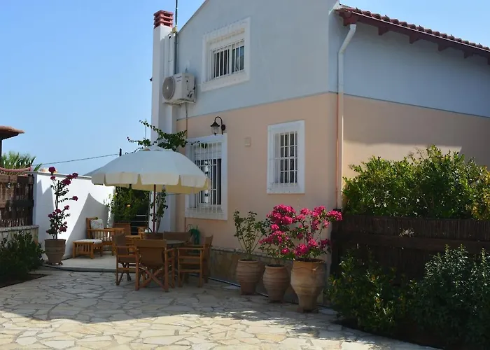 Private Pool Garden Bbq 5' Sea Villa Nauplie